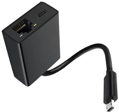 Micro USB to RJ45 Ethernet Adapter Compatible with Fire TV Stick, Compatible with Fire Stick and More - High-Speed 1000Mbps Wired Network Connection