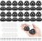 Appliance Wheels - 28 Pack Self Adhesive Caster Wheels, 360° Swivel, Heavy Duty ABS Material, Easy Installation for Furniture, Cabinets, and More