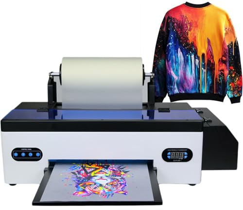 DTF-Druckerbündel, A3-Druckmaschine, einstellbare Düsenreinigungsfrequenz für DIY-Druck auf dunklen und hellen Stoffen