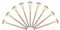 Gogogmee 9Pièces Pinceaux de Maquillage Éventail Kit de Pinceaux à Doux pour Highlighter et Application Précise Parfait Pours Adolescents Débutants