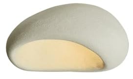 DOCJX Wabi-Sabi Deckenlampe Modern Handgefertigt LED Deckenleuchte Aus Hochdichtem Polystyrol Für Lampe Wohnzimmer, Lampe Schlafzimmer, Esszimmer, Küche, Flur - Kreative Innenbeleuchtung(Beige,30CM)