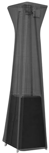 Rechory Housse de chauffage de terrasse extérieure – avec fermeture éclair imperméable et résistante aux UV et à la poussière – Housse de protection extérieure pour terrasse, jardin, cour