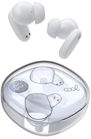 Cool Fun-Kopfhörer, Stereo, Bluetooth, Dual-Ohrhörer, Weiß