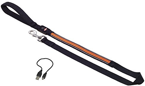 Nobby Leine Flash MESH, orange L: 120 cm, B: 25 mm, 1 Stück