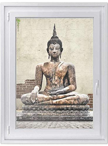 Fenster-Folie Sichtschutzfolie I Fenster Glasfolie Sonnenschutz I Deko Folie für Küche, Bad, Kinderzimmer - Wasserfest, Farbecht - Made in Germany