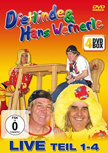 Dietlinde & Hans Wernerle - Live (Kindermund & Zum Bledsein braucht man Hirn) [4 DVDs]