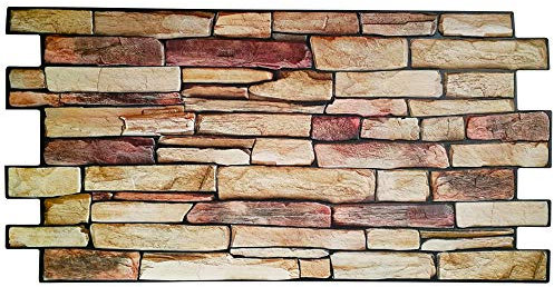 Revêtement mural en PVC imitation pierre 3D – Modèle pierre de Persia (10)