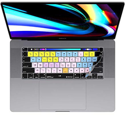 Avid Pro Tools Keyboard Cover Overlay for 13 & 16 MacBook Pro 2020+ - Genuine Editors Keys Shortcut Cover 2019/2020