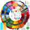 IGUGI Stickgarn,200 Farben Kreuzstich Fäden+Werkzeuge insgesamt 284pcs,Embroidery Threads Regenbogenfarbe,Wird für Kreuzstichfaden,Armbandfaden,Basteltwist,Kunsthandwerksdrehfaden