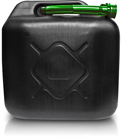 PRODUCTS FOR FUTURE 1x Benzinkanister 20L Kunststoff mit Einfüllschlauch, UN-Zulassung, Treibstoffkanister Kraftstoffkanister für Benzin Diesel