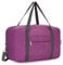 für Ryanair Handgepäck 40x20x25 & Handgepäck Tasche für Flugzeug - Faltbare Reisetasche Damen & Weekender Damen - Handgepäck Koffer 20L (Dunkles Violet (mit Schultergurt))