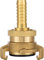 Poppstar Messing Saug- und Hochdruckkupplung (Kupplung 1/2 Zoll Schlauchtülle) mit Dichtung und Kontermutter, für 13mm Schlauch-Innendurchmesser