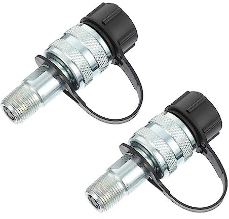 DOITOOL 2pezzi Adattatore Olio Rapido Per Tubo Facile Da Installare Raccordo Olio Per Trasferimento Fluido Compatibile Sistemi Alta Pressione