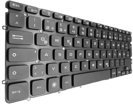 T-ProTek DEUTSCHE - Tastatur Keyboard Beleuchtung kompatibel für Dell XPS 13 (9365-4061)