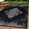 Carpettex Outdoor Teppich Wetterfest 160x230 cm Sisal Optik Schwarz - Ideal für Balkon, Garten, Terrasse und als Küchenteppich - In&Out Teppich Waschbar, Flachgewebe, Pflegeleicht, Vintage Design