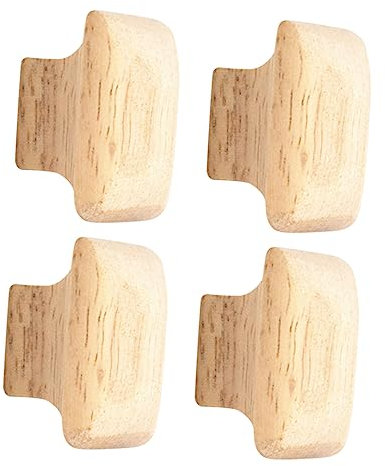 Housoutil 4Pièces Poignées de Cabinet Poignées à Trou Unique pour Armoires Accessoires Décoratifs pour Meubles