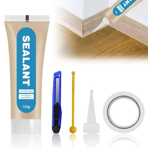 Miioto Mastic Bois, Pâte à Bois, Pate a Bois Chene Clair, Composé à Joints Élastique Ponçable, Convient pour Calfeutrer les Parquets et Réparer les Fissures et les Trous Dans les Meubles en Bois-150g