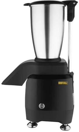 Buffalo Commercial Ice Crusher 200W 3Ltr 90kg/hr CH919, Black, 90 kg | Fast-acting cocktail ice crusher speeds up bar service, handling soft drinks effortlessly to minimise kitchen downtime.