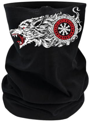 Schlauchschal Halstuch Schicksal der Götter Fenriswolf nordischer Kompass Odin