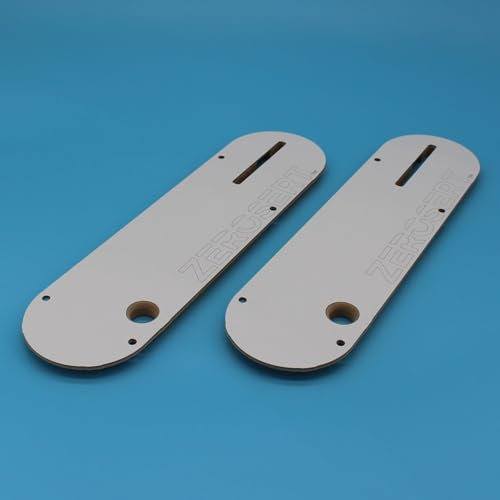 ZEROSERT Zero Clearance Table Saw Inserts for Craftsman 21833 (315.518330), Grizzly G0715P G0833P, Dayton 4KXD1, Masterforce 240-0036 and 240-0037 - Laminated (2-Pack)