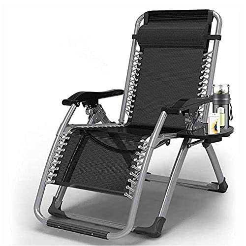 asdchZen Lounge-Sessel, zusammenklappbar, Zero Gravity, Liegestuhl, Liege, Outdoor-Stuhl für Innenbereich, Garten, Outdoor, Terrasse, Rasen, Camping, Pool (C)