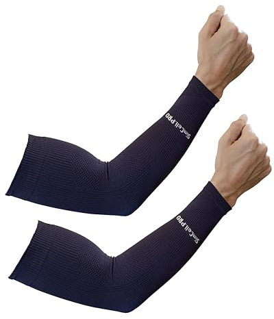 SLIMCELL PRO Mangas Para Brazos Deportivos Unisex ANTI UV - Manguitos Running, Manguitos Ciclismo, Manguitos Voleibol, Manguitos Bicicleta, Manga Compresion Brazo, Manga Baloncesto - Made In Italy