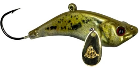 Freedom Tackle SIM Shad Doppelklingenköder, 1,27 g, Leichter Goby