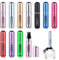 Riisoyu 10 Stück 5ml Mini Parfümzerstäuber, Nachfüllbar Leer Reise Parfüm Zerstäuber Mini Portable Sprühflasche mit Fenster für Handtasche, Reisen, Ferien, Flugreisen