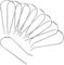 MERRYHAPY Hot Roller Pin Ersatz-set 16 Stück Hot Curler Clips Clips Für Lockenwickler Klemme