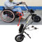 Elektrischer Handrad-Rollstuhl-Aufsatz 500 W – Rollstuhl-Zuggerät mit 48 V Lithium-Batterie – 3 Geschwindigkeiten Handrad-Umrüstsatz für Reichweite bis zu 65 km – inklusive Frontlicht + System