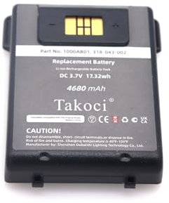 1000AB01, 318-043-002, 318-043-012, 318-043-022 Replacement Battery Compatible With CN70, CN70e, CN75, CN75E battery 3.7V