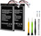 [4000mAh] Battery for PS4 Controller, New Upgrade High Capacity Battery Replacement For Sony PS4 Pro/Slim, Playstation 4 CUH-ZCT2U CUH-ZCT1E CUH-ZCT1U CUH-ZCT1H with Complete Repair Tool - 2 Pack
