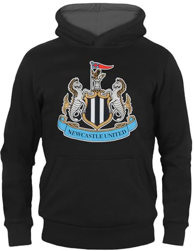 Newcastle United FC Boys Hoody Fleece Graphic Official Football Gift