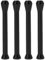 XPEX 4 pièces paille pailles paille metal paille a sniffer poppers a sniffer puissant Premium Reusable Metal Tubes Noir
