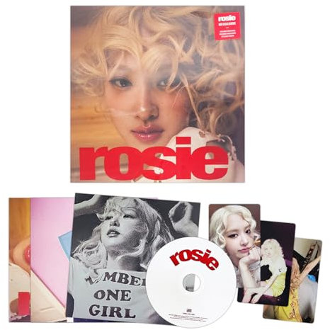ROSE - first studio album [rosie] (KR Exclusive) Out Sleeve + CD-R + Premium Cover Postcard + Postcard + Photocards + Poster + 2 Extra Photocards