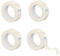 Diffaxy 4 Rollen Medizinisches Klebeband, Mikroporöses und Atmungsaktives Medizinisches Klebeband 1.25 cm x 9.1m zur Fixierung und Unterstützung, Selbstklebendes Mullband und Bandagen