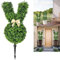 Bunny Topiary, Hasen-Topiary, Hasenformschnitt-Baum, Künstlicher Formschnittbaum in Hasenform, Osterhasen-Formschnittbäume, Buchsbaum-Formschnitt-Pflanze für Zuhause, Innen-und Außenbereich