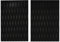 Sharplace 2 Stück Eva-Surfbrett Traktions-Pad, Surfboard Traction Pads Kiteboard Footpad, Surfing Skimboard Deck-Traktionspads, Front-Heckpolster, Rutschfester Wassersport Zubehör, Schwarz