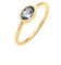 Elli Ring Damen mit Kristalle in 925 Sterling Silber vergoldet