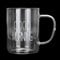 Duokon Bicchieri d'acqua riutilizzabili in Vetro borosilicato alto, tazza da caffè al latte trasparente da 350 ml con manico Bicchiere d'acqua Bicchieri Utensile da cucina(A)