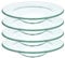 Replacement Glass Dish For Oil Burner and Wax Melt Burner, Round Glass Tray For Aromatherapy Lamp and Tart Warmer 12cm (4Pcs, 4.5)