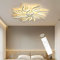 Moderne LED Deckenleuchte Dimmbar - 115W Wohnzimmerlampe Deckenlampe Schlafzimmer mit Fernbedienung Lichtfarbe Helligkeit Farbwechsel - Weiß Deckenbeleuchtung Lampe Dimming Innenbeleuchtung