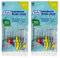FIRST CHOICE KAYA TePe Lot de 2 brossettes interdentaires originales pour nettoyage efficace des espaces interdentaires Couleur rafraîchissante Vendu par Kaya LTD (mélange de tailles)