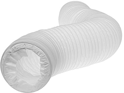 Vent Systems PVC Flexschlauch Weiß DN 100 mm x 3 m lang Abluftschlauch 100mm Flexibles Lüftungsrohr, Flexibler Schlauch, Abluftrohr für Heizung und Kühlung Klimaanlagen, Trockner, Dunstabzugshaube