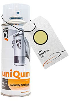 uniQum Autolack Spraydose fürs Auto für OPEL BRIMSTONE G6T Autolack Reparatur 400 ml
