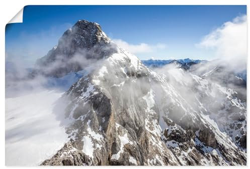ARTland Wanddeko Poster & Kunstdrucke Wandposter 90x60 cm Querformat Landschaften Berge Gipfel Alpen Dachstein Steiermark Österreich U4XZ