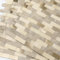 VAOVI Selbstklebende Fliesen Küche 3d,U-bahn Mosaikfliesen Selbstklebend Wandfliesen Aufkleber Steinoptik Bad Hitzebeständig(Rost Beige,10 Stücke)