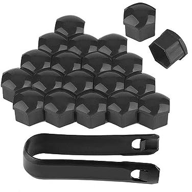 Pack of 20 Hexagonal Tyre Nut Covers für Lexus IS250 IS300, Car Tyre Screw Cap Modification, Wheel Bolts Nut Cover Cap, Screw Car Wheel Caps with Removal Tool,Grey-21mm