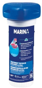 Traitement Tout-en-Un au Chlore en diffuseur Flottant 1 à 3 Mois pour 30 à 60 m³ - Marina