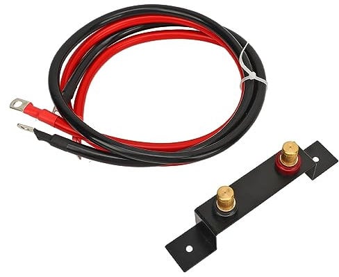Remote Battery Jump Post Kit Waterproof Battery Terminals Relocation Kit for X3 UTV ATV Car Truck RV Tractor Boat (5awg)